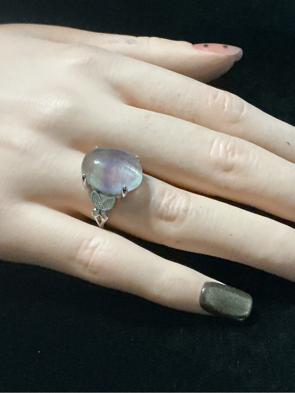 Adjust. Fluorite ring - Picture 2 of 2